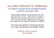 Verhuiskaart Loeki de Leeuw gaat verbouwen 3