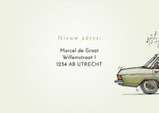 verhuiskaart Mercedes auto  3