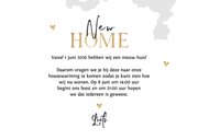 Verhuiskaart new home nieuwe woning goud foto landkaart 3