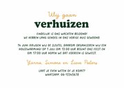 Verhuiskaart nieuwe woning oud nieuw sleutel foto's goud 3
