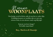 Verhuiskaart nieuwe woonplaats nederland foto sleutel kaart 3
