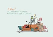 Verhuiskaart pick-up groen 3