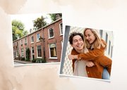 Verhuiskaartje waterverf beige verhuisbericht 2