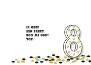 verjaardag 8 jaar hip lichtjes 3