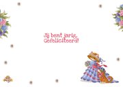 Verjaardagkaart van poes molly voor echte prinsessen 3