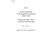 Verjaardagskaart cassette tape muziek 80 jaar retro 3