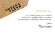 Verjaardagskaart Cheers & Beers to years met foto's 3