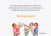 Verjaardagskaart de fanfare in het bos 3