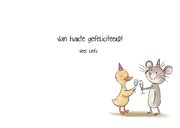 Verjaardagskaart feestje dieren  3