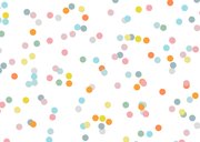 Verjaardagskaart gekleurde confetti hiep hiep hoera 2