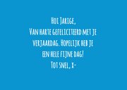 Verjaardagskaart gemixte gevoelens mixer en garde 3