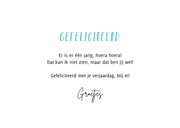 Verjaardagskaart grappig ei feest confetti eggcellent 3