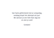 Verjaardagskaart Happy all-about-you-day to you! 3
