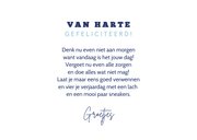 Verjaardagskaart Happy Birthday sneakers sport 3