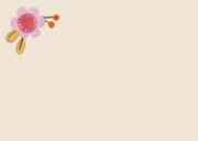 Verjaardagskaart herfstbloemen en bladeren 2