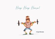 Verjaardagskaart in de gym 3