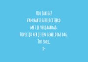 Verjaardagskaart krokodil hap hoera! 3