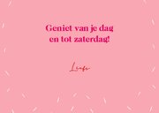 Verjaardagskaart lang zal je leven teckel hond 3