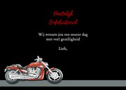 Verjaardagskaart motor Abraham 3