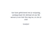 Verjaardagskaart roze Happy all-about-you-day to you! 3
