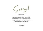 Verjaardagskaart te laat met lief teckeltje 3