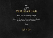 Verjaardagskaart tegoedbon ticket lampjes foto hartjes 3