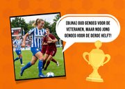 Verjaardagskaart voetbal shirt met foto leeftijd en naam 2