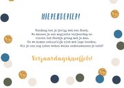Verjaardagskaartje kusje op je wang confetti in je haar 3