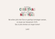 Vrolijk kerstkaartje typografische kerstwens groot 3