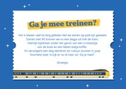 Vrolijke tegoedbon voor een dagje uit met de trein 3