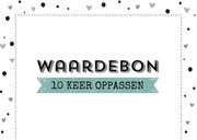 Waardebon tegoedbon invulbaar man oppassen 2