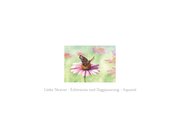 Wenskaart Echinacea met Dagpauwoog 2
