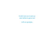 Wenskaart ik wens je veel liefde en geluk SOS kinderdorpen 3
