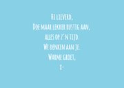 Wenskaart slak doe het rustig aan... 3