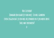 Wenskaart zomaar een Haaaaai 3