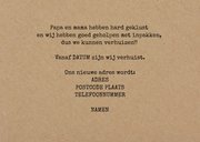 Wij verhuizen naar met 2 foto's 3