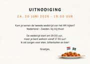 WK uitnodiging Nederland Zweden 20 juni 3