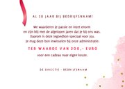 Zakelijke aanpasbare tegoedbon zelf in te vullen 3