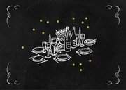 Zakelijke cadeaubon diner etentje goud doodle algemeen 2