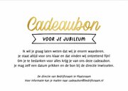 Zakelijke cadeaubon diner etentje goud doodle algemeen 3