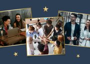Zakelijke fotokaart kerstkaart met tekst fijne feestdagen 2