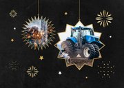 Zakelijke kerstkaart bedankt fijne feestdagen foto logo ster 2