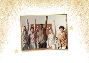 Zakelijke kerstkaart bedankt voor je inzet grote foto goud 2