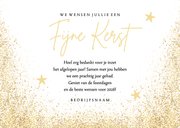 Zakelijke kerstkaart bedankt voor je inzet grote foto goud 3