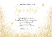 Zakelijke kerstkaart bedankt voor je inzet grote foto goud 3