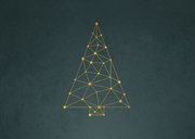 Zakelijke kerstkaart connectie kerstboom verbinding 2
