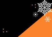 Zakelijke kerstkaart oranje zwart geometrisch 2026 goudlook 2
