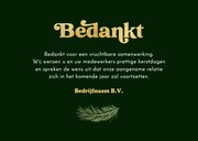 Zakelijke kerstkaart prettige feestdagen kerstballen foto's 3