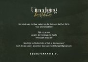 Zakelijke kerstkaart uitnodiging kerstdiner 3