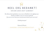 Zakelijke nieuwjaarskaart - bedankt voor je inzet in 2026 3